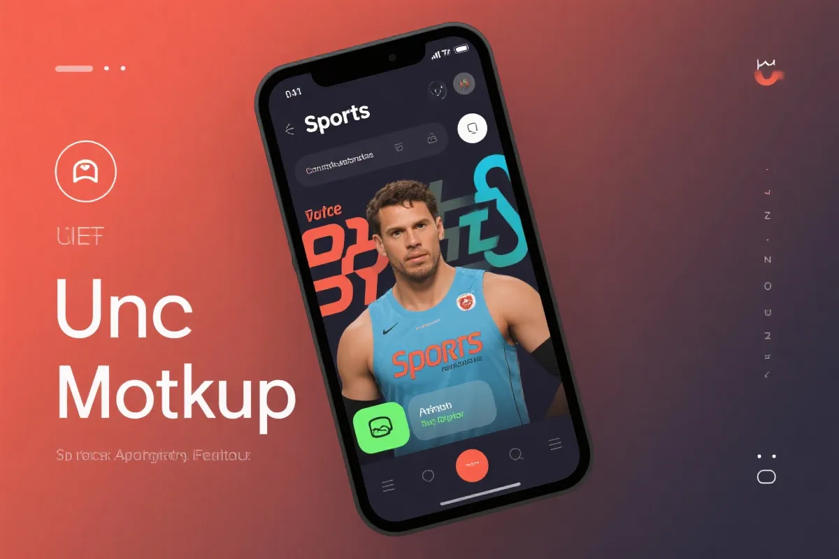 体育应用界面预览